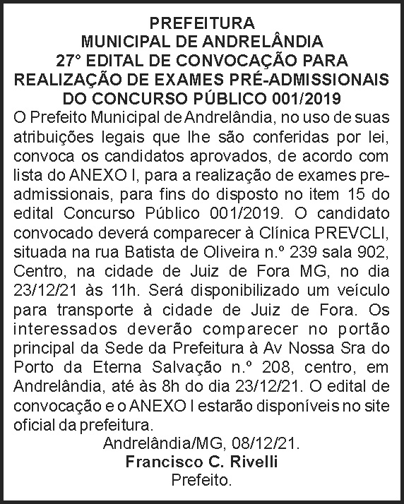 1 ANDRELANDIA 27