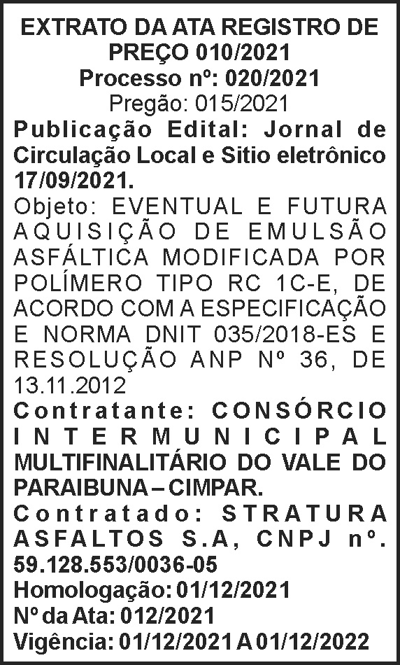 Cimpar - Ata de preço 4 1 CIMPAR 010