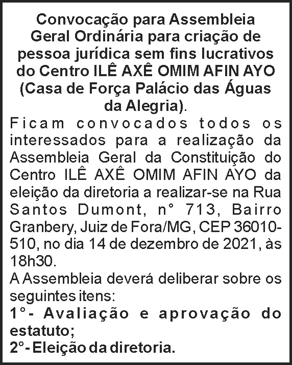 Ilê Axê - Assembleia Geral 4 1 ILEAXE