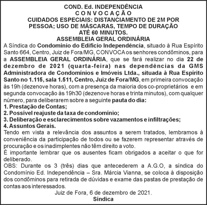 1 INDEPENDENCIA