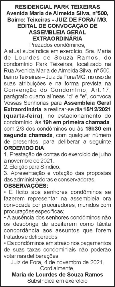1 PARK TEIXEIRAS