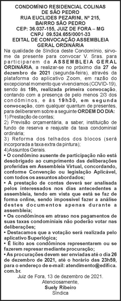 1 SAO PEDRO