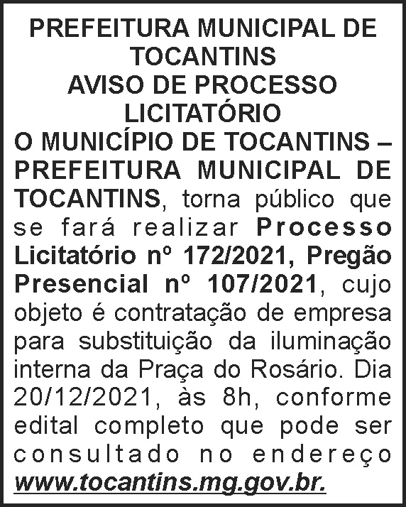 1 TOCANTINS 172