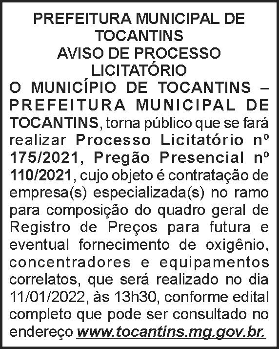 1 TOCANTINS 175