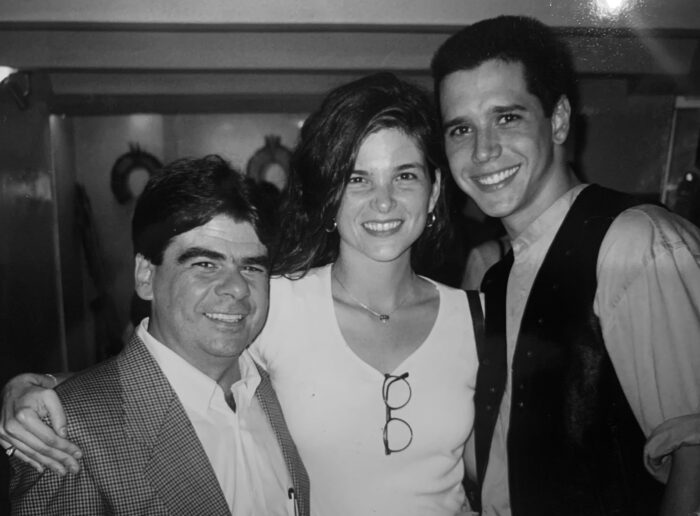 CR, Cristiana Oliveira e Márcio Garcia em 1996    