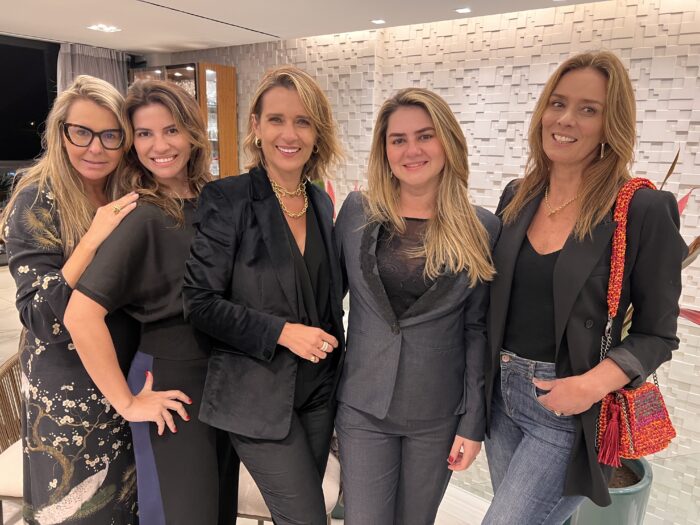 Alessandra Brun, Grace Brito, Ana Paula Calixto, Luciana Cunha e Ana Cristina Noel Foto: Aline Bastos