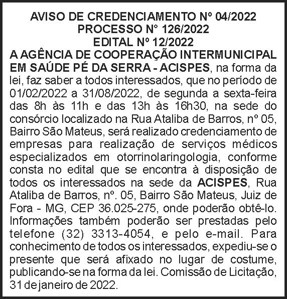 Acispes - Edital 4 1 ACISPES 126