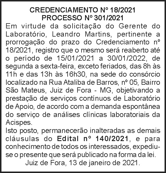 Juiz de Fora - Credenciamento 4 1 ACISPES 301