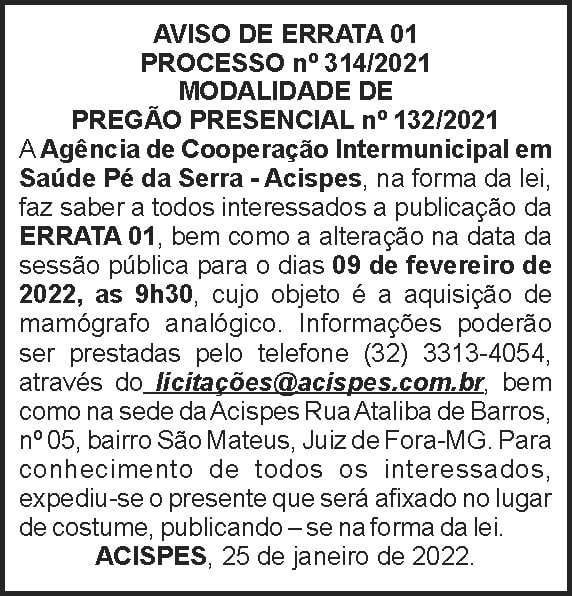 Acispes - Pregão presencial 4 1 ACISPES 314 1
