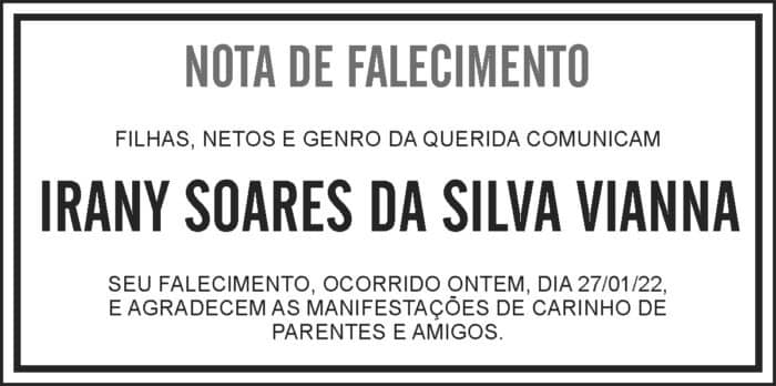 Nota de falecimento 4 1 IRANY