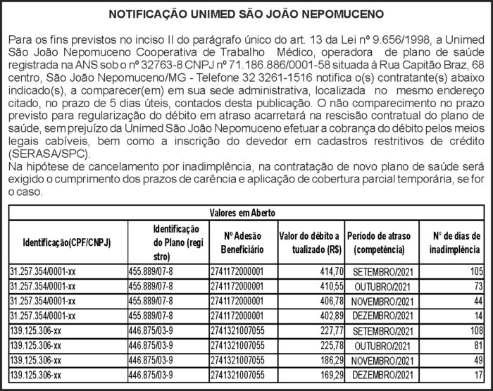 Unimed - Notificação 4 1 JOAO