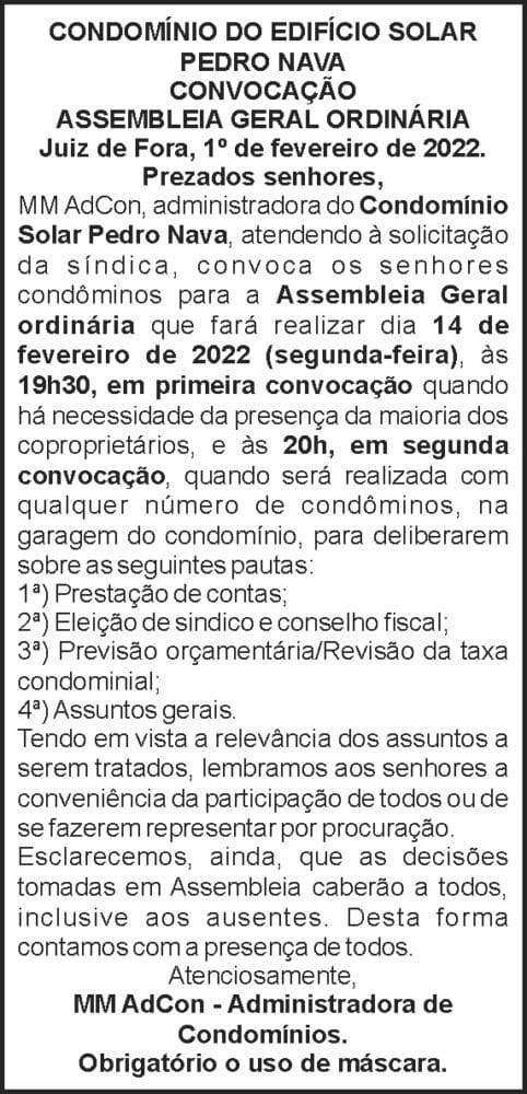 Pedro Nava - Assembleia Geral 4 1 PEDRO NAVA