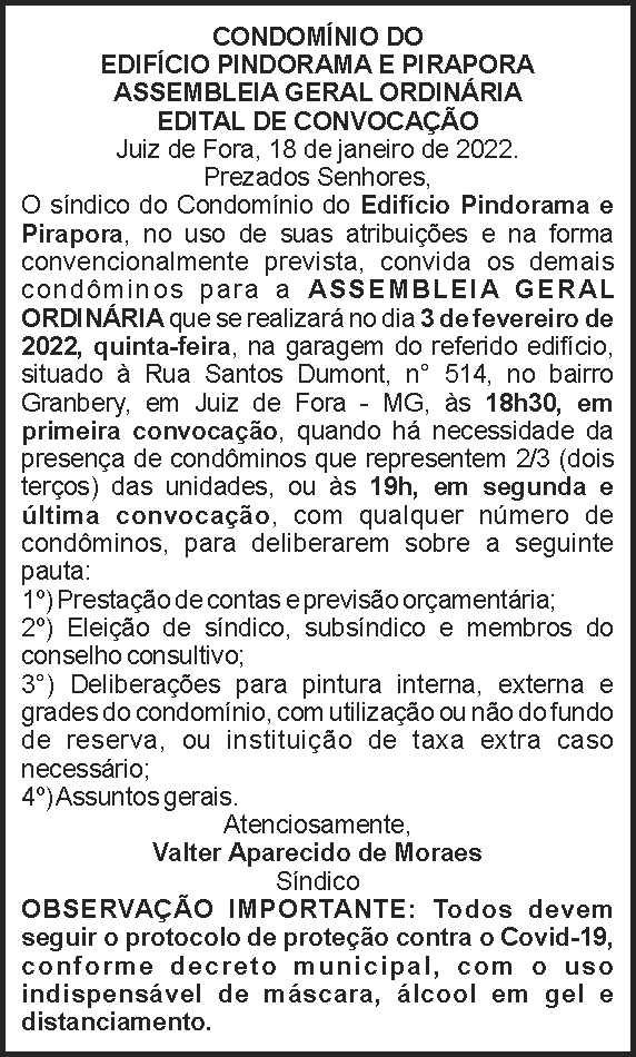 Edital - Edifício Pindorama 4 1 PINDORAMA