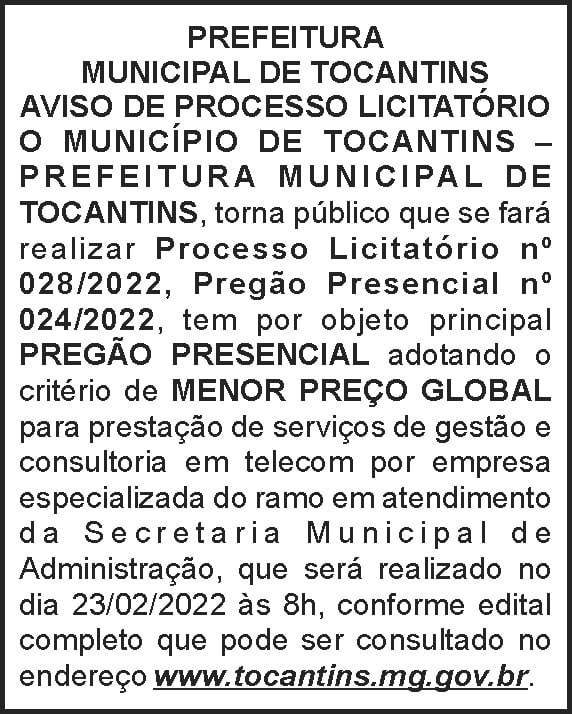 1 TOCANTINS 028