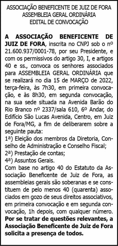 Associação Beneficente de Juiz de Fora 4 1 ASSOCIACAO