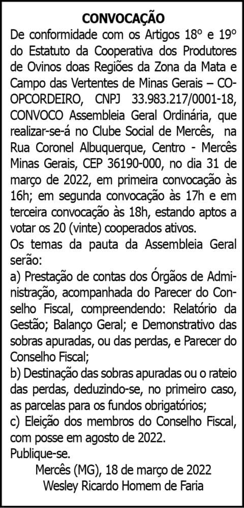 Convocação-COOPCORDEIRO 4 1 COOPCORDEIRO