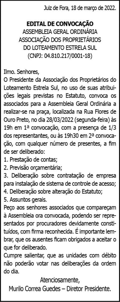 1 ESTRELA SUL