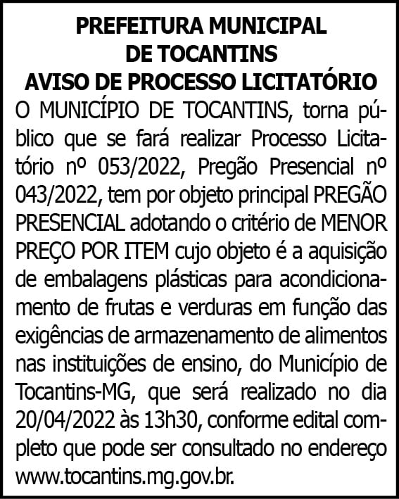 1 TOCANTINS 052 2