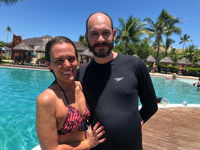 Fernanda Santos e Camilo Machado curtindo o verão no Iberostar Bahia 