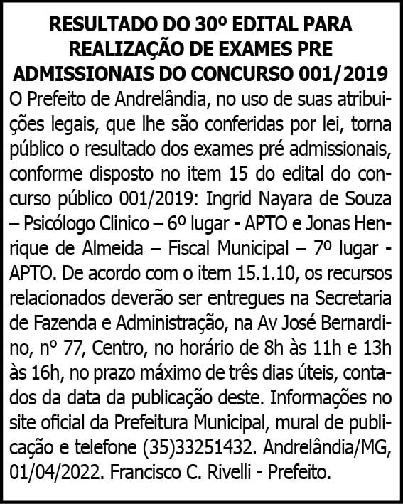1 ANDRELANDIA 001