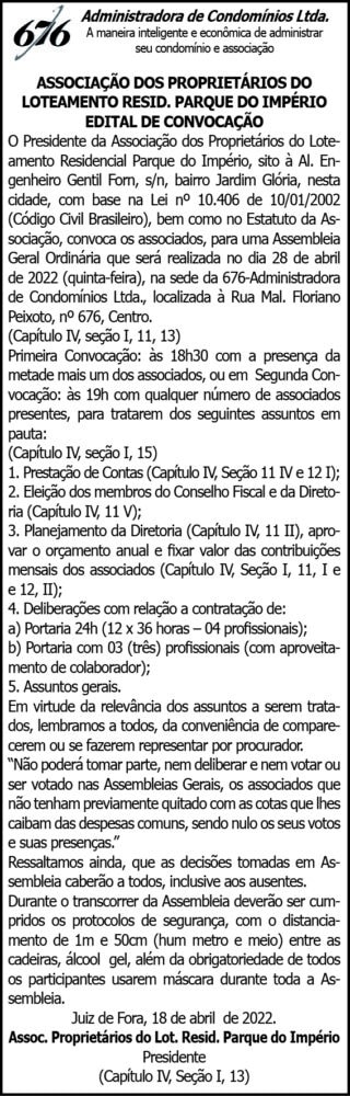 1 PARQUE DO IMPERIO