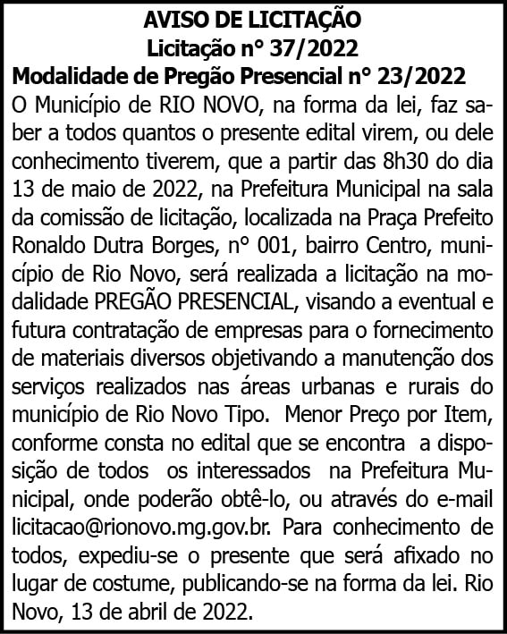 1 RIO NOVO 37
