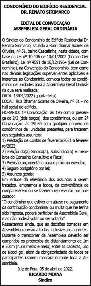 EDITAL ZENIRA