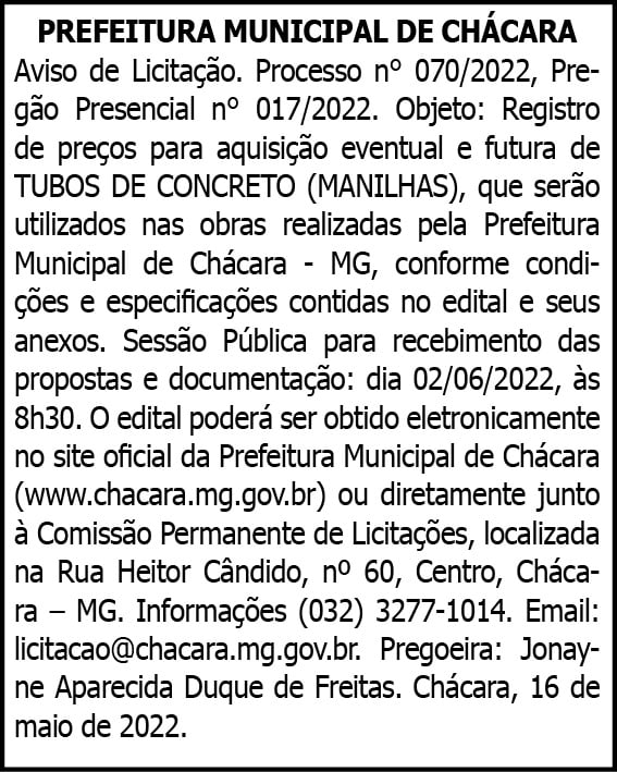 1 CHACARA 070