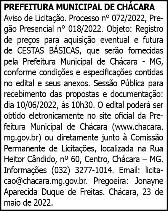 1 CHACARA 072