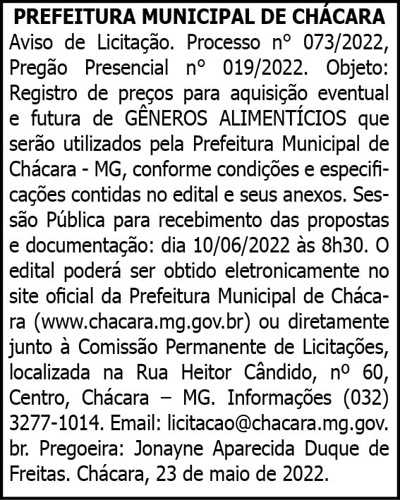 1 CHACARA 073