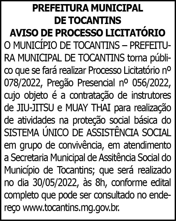 1 TOCANTINS 078