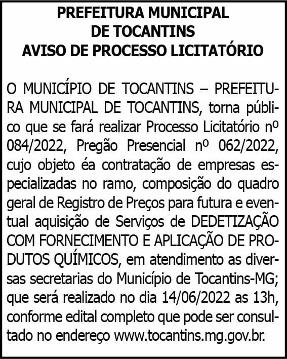 1 TOCANTINS 084