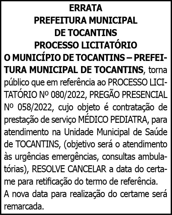 1 TOCANTINS 080