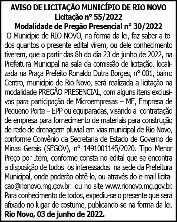 1 TOCANTINS 55