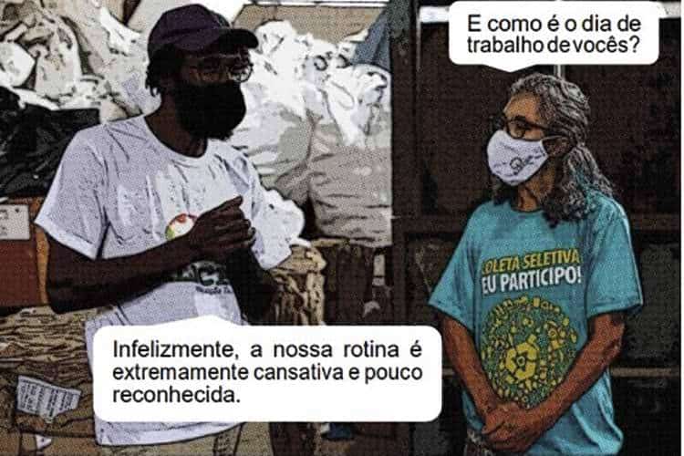 Histórias de catadores de materiais recicláveis de JF são contadas em HQ 1 hq catadores de reciclaveis reproducao