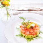 tartar de salmao com abacate