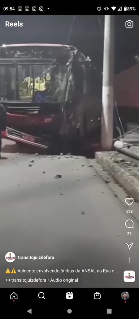 acidente onibus