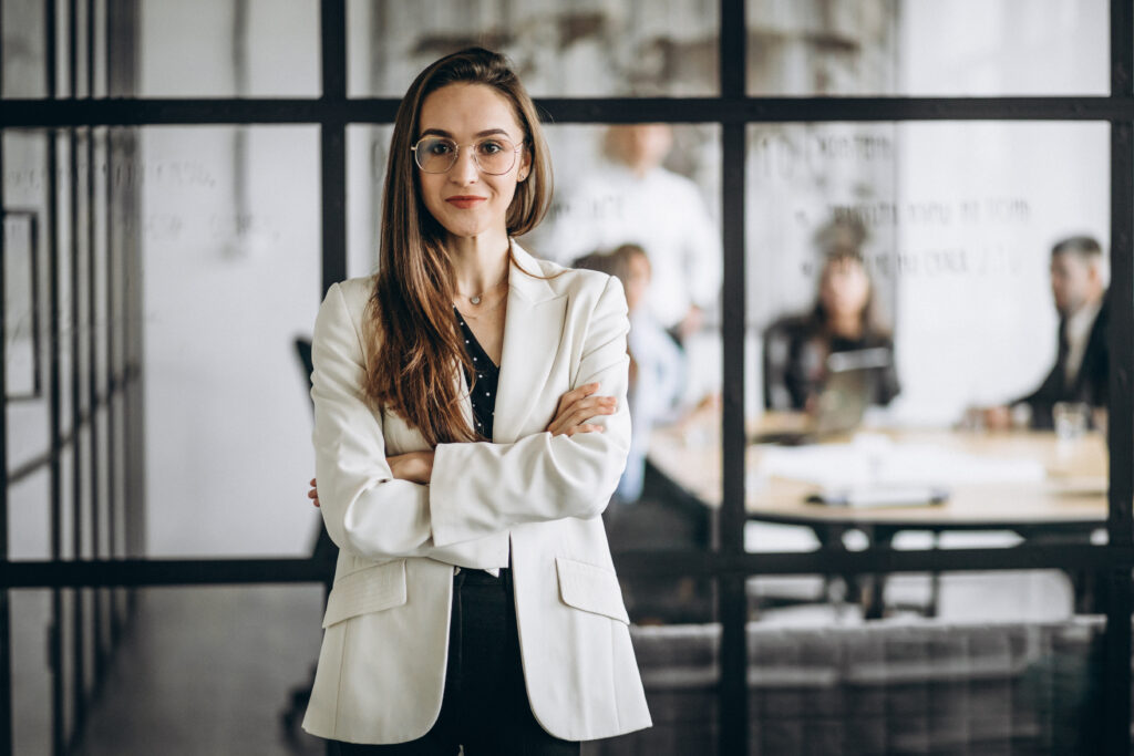 executive business woman in an office 1