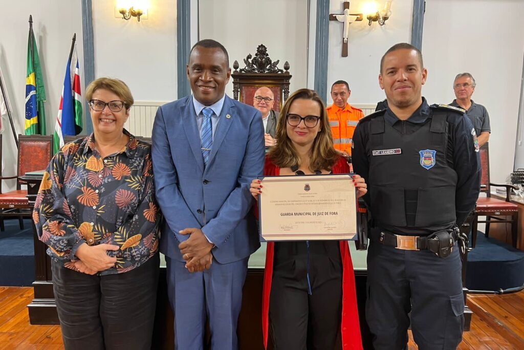 Guarda Municipal recebe homenagem na Câmara de Juiz de Fora