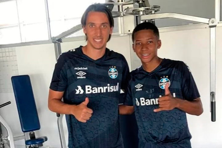 Juninho e Geromel Gremio foto arquivo pessoal