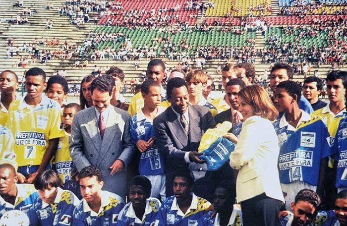 Pele Estadio Municipal foto Gilson Assis