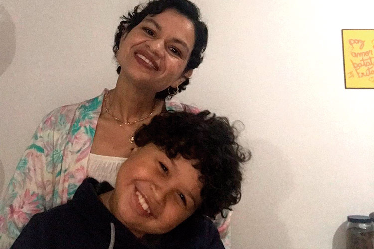 bidocente Quesia mae do Quenzo arquivo pessoal