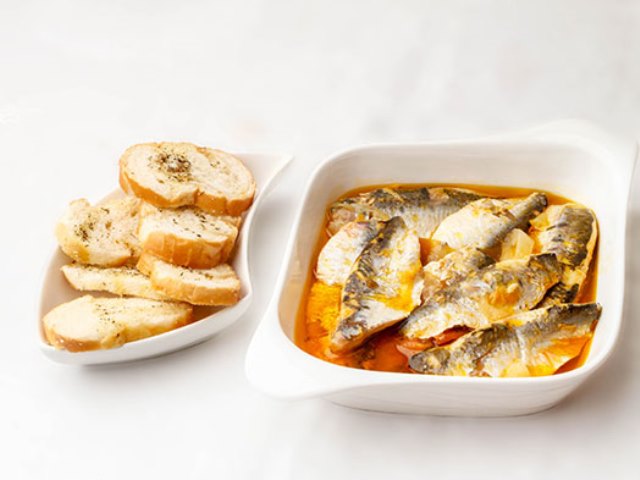 Bode Escabeche de sardinha