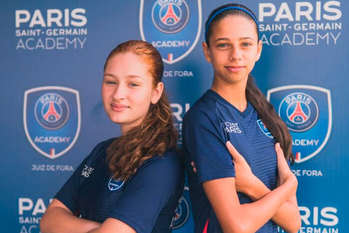 Meninas PSG. Foto PSG Academy