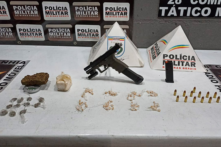 ocorrencia granada apreensao drogas e arma by pm