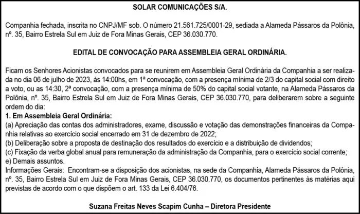 1 SOLAR COMUNICACOES