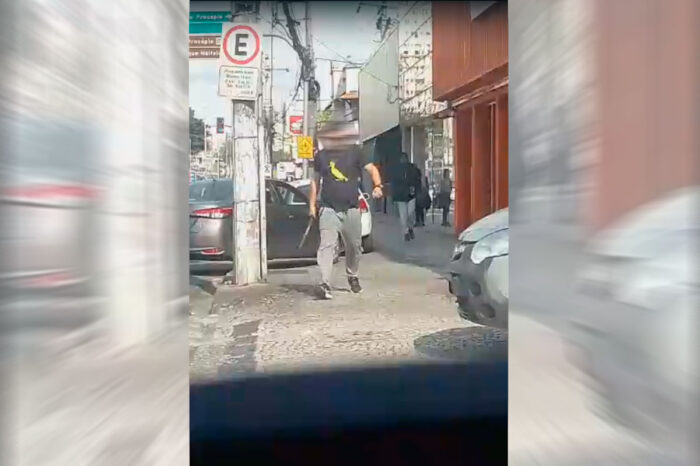 Homem ameaça ciclista com facão no Bairro Manoel Honório 1 agressão a ciclista