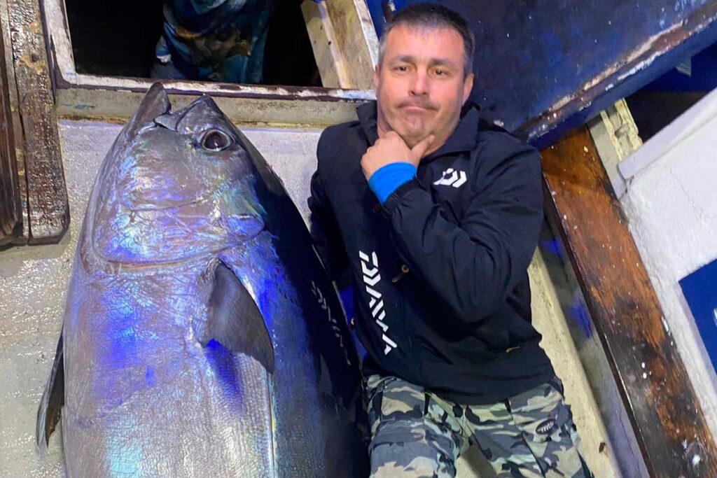 atum pescado 160 quilos arquivo pessoal
