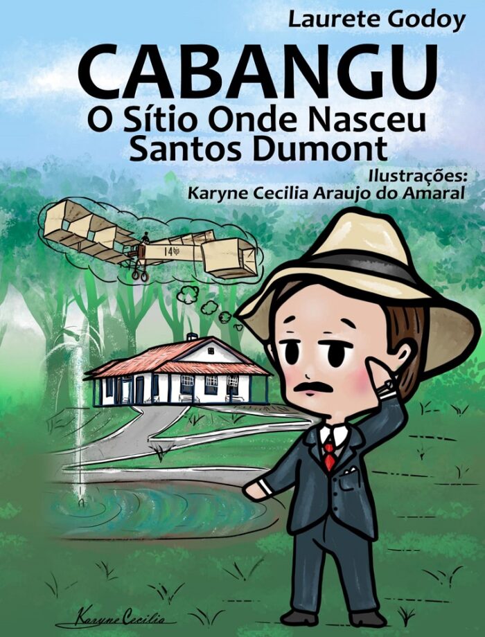 Livro infantil conta a história de Cabangu em comemoração aos 150 anos de Santos Dumont 1 Cabangu