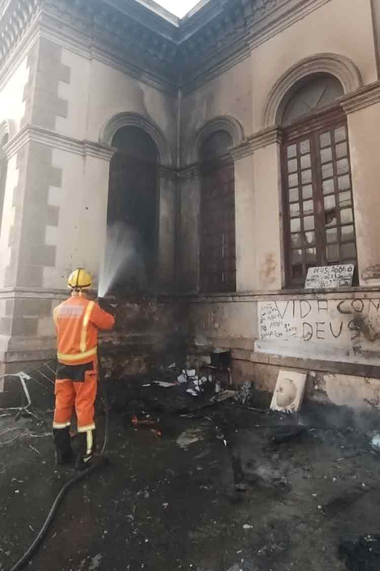 incendio museu ferroviario 2 divulgacao corpo de bombeiros